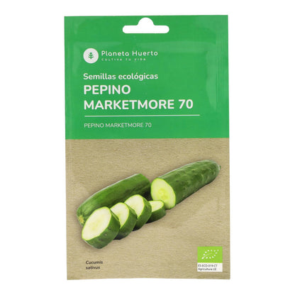 Semillas de Pepino marketmore ecológicas Planeta Huerto