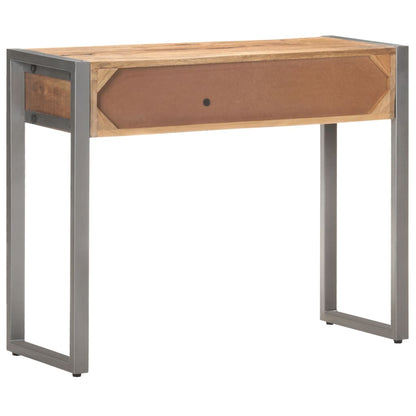 Mesa Consola De Madera Maciza De Mango 95x35x75 Cm_2