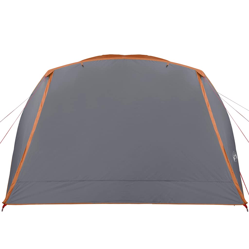 Tienda De Campaña Con Porche 4 Personas Impermeable Naranja_5