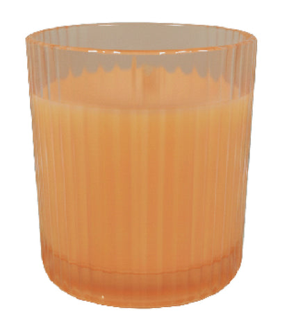 Vaso rayado salmon golden apricot 90x80 mm en caja