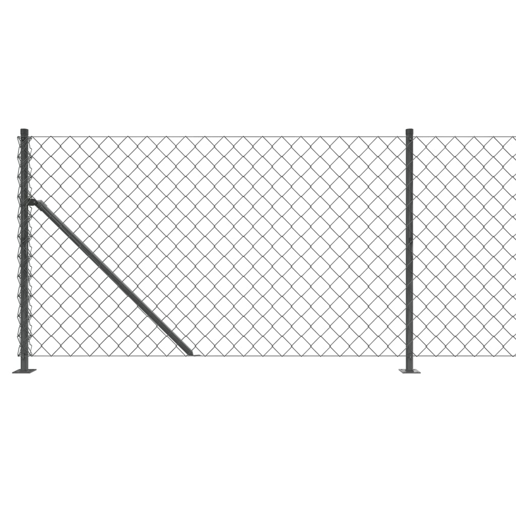 Cerca De Alambre Con Brida Gris Antracita 1,1x25 M / Vetonek_3
