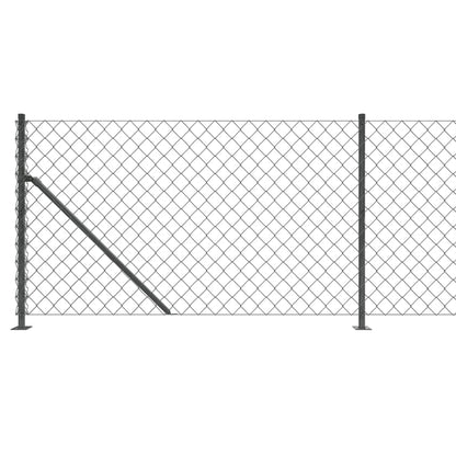 Cerca De Alambre Con Brida Gris Antracita 1,1x25 M / Vetonek_3