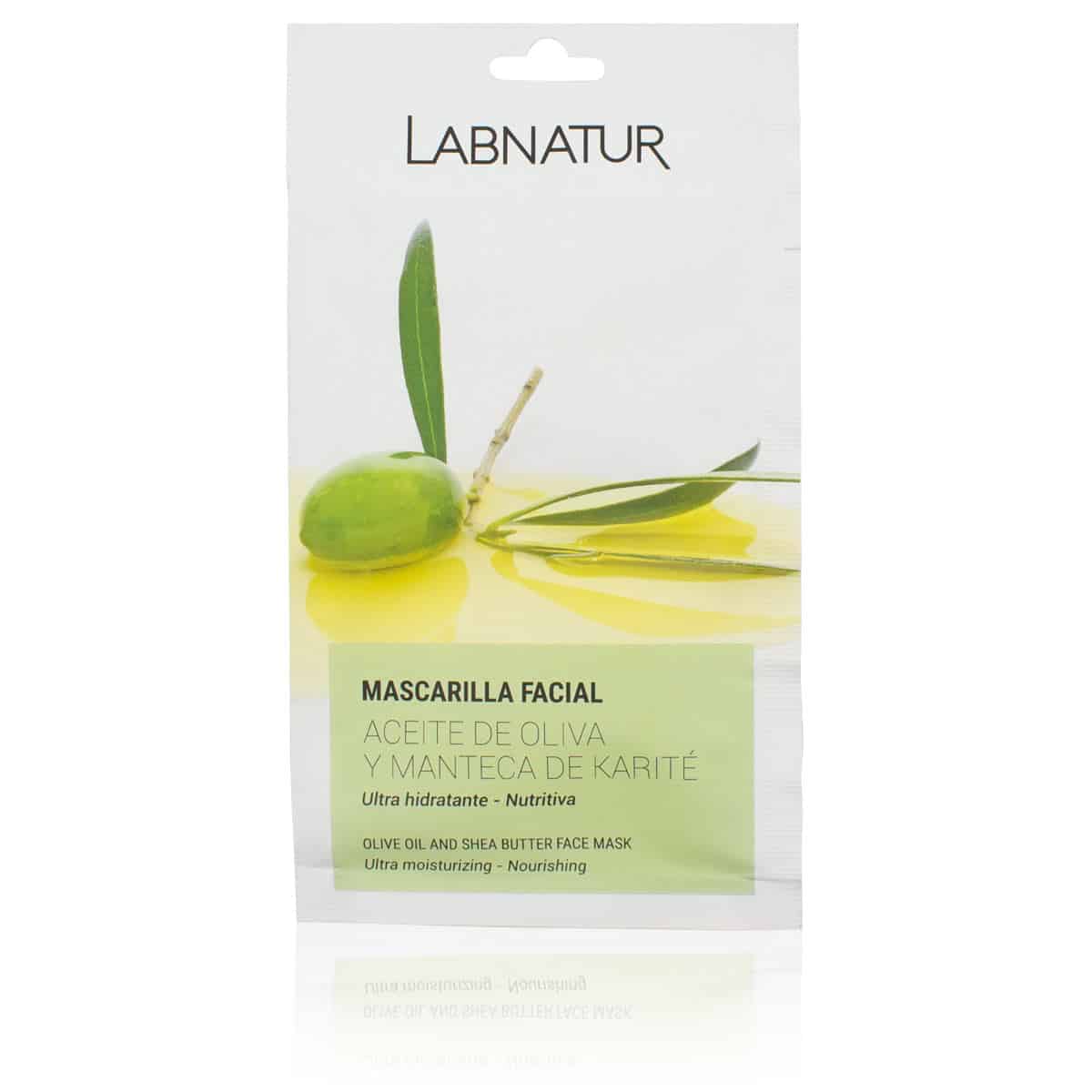 Mascarilla Facial Aceite de Oliva y Karité Labnatur 15 ml | Nutritiva e Hidratante | Piel Seca | Vegano_0