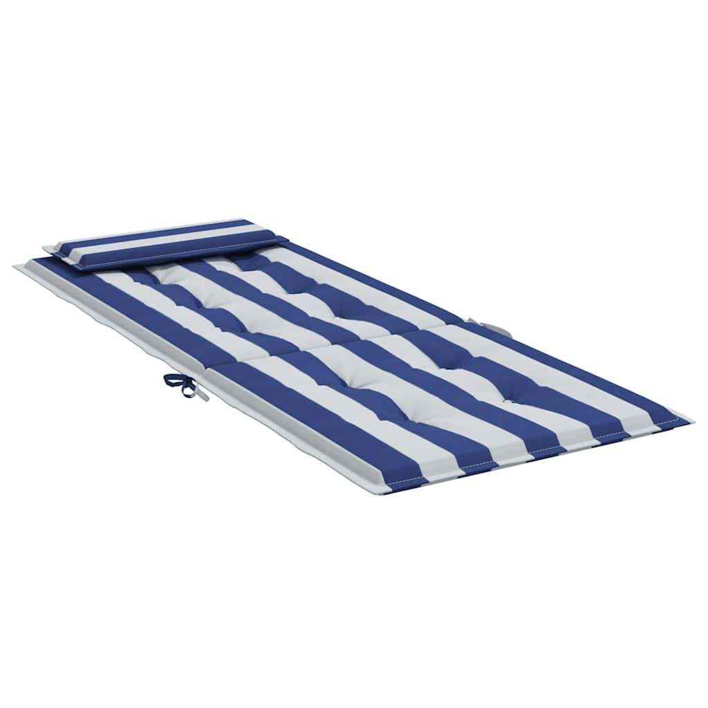 Vidaxl Cojines Silla Respaldo Alto 6 Uds Tela Oxford Rayas Azul Blanco_4