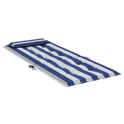 Vidaxl Cojines Silla Respaldo Alto 6 Uds Tela Oxford Rayas Azul Blanco_4