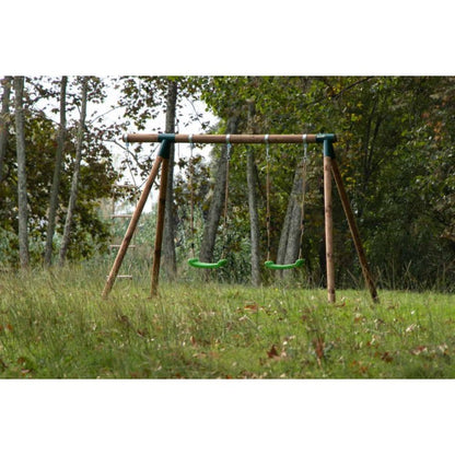 Columpio Doble De Madera Redonda Masgames Kadi L Deluxe._3