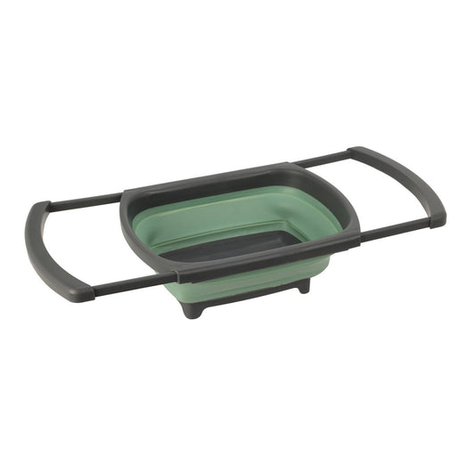 Well Home Cesta Lavavajillas Plegable En Color Verde Y Gris_0