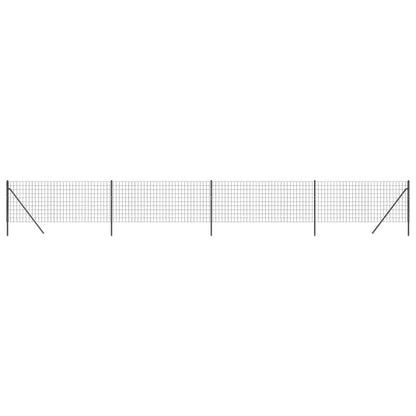 Cerca De Alambre De Acero Galvanizado Gris Antracita 1x10 M / Vetonek_1