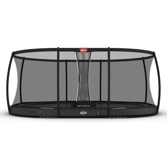 Cama Elastica Berg Inground Grand Champion 520 + Red Deluxe Gris Safety Net Deluxe._0