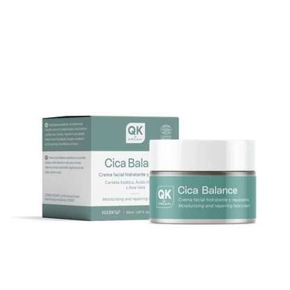 QKnatur - Cica Balance Crema Facial Reparadora Con Centella Asiática, Ácido Hialurónico, Aloe Vera – Piel Sensible 50 Ml_0
