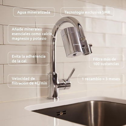 Filtro de grifo EcoPro Chrome SMR Tappwater