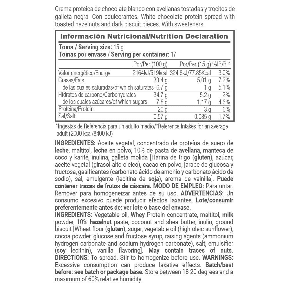 Protein Cream (crema Proteica) - 200g - Black Cookies - Deliciosa Crema De Proteína - Masmusculo_4