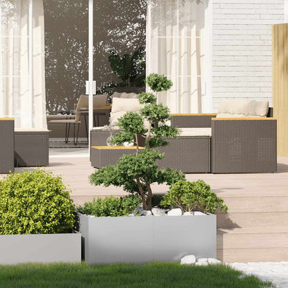 Jardinera 100x100x40 Cm De Acero Galvanizado_2