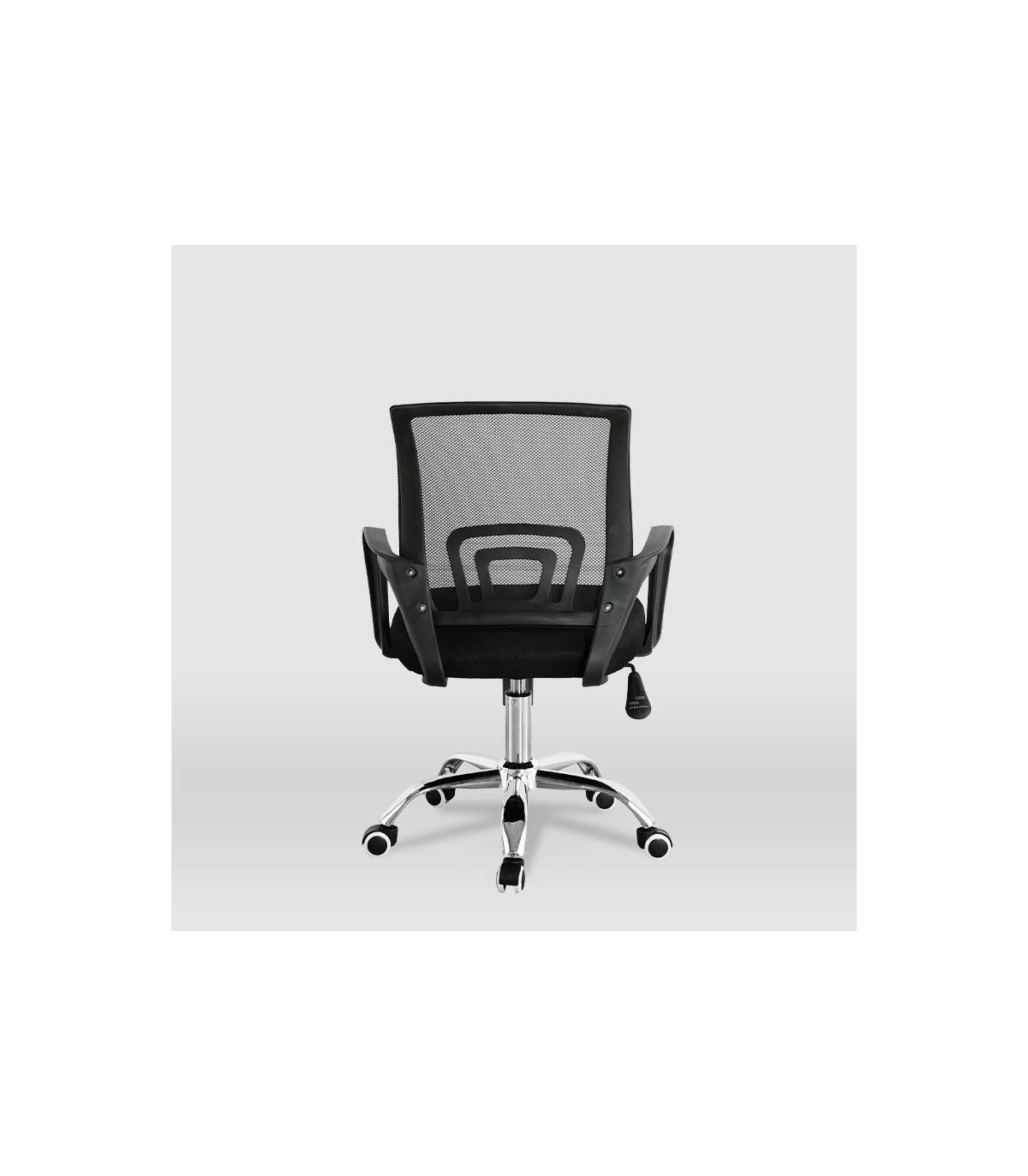 Silla Despacho Giratoria Martina Tapizada En Tejido Transpirable Negro, 88/98cm(alto) 57cm_2