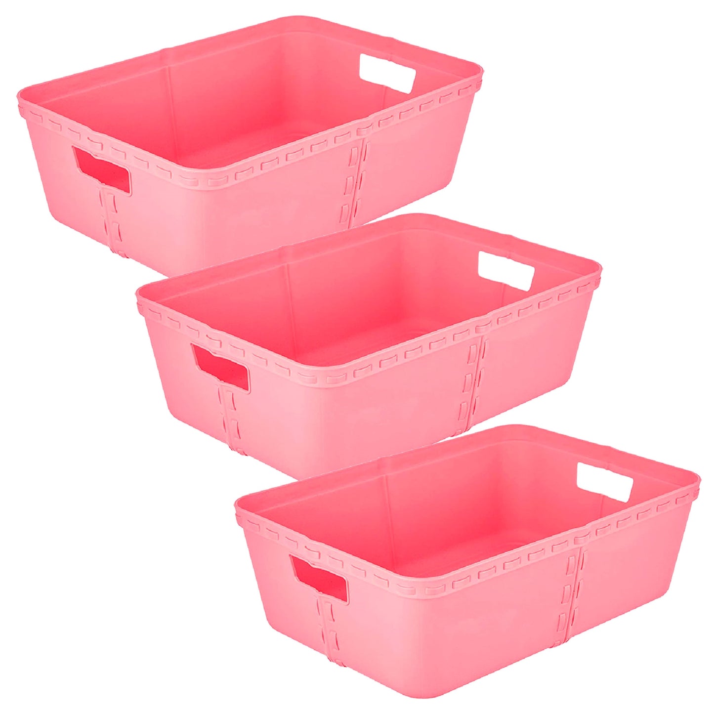 3x Life Story Cesta De Almacenaje T Medium Rose_0