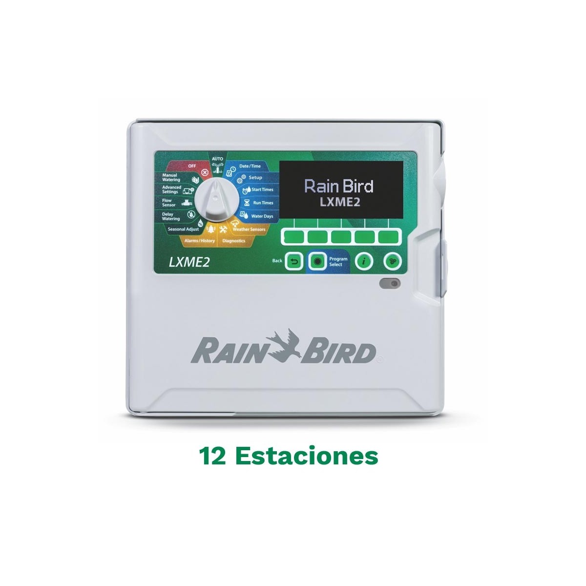 Programador De Riego Avanzado Rain Bird Esp-lxme2 12 Estaciones Para Instalaciones Profesionales_0