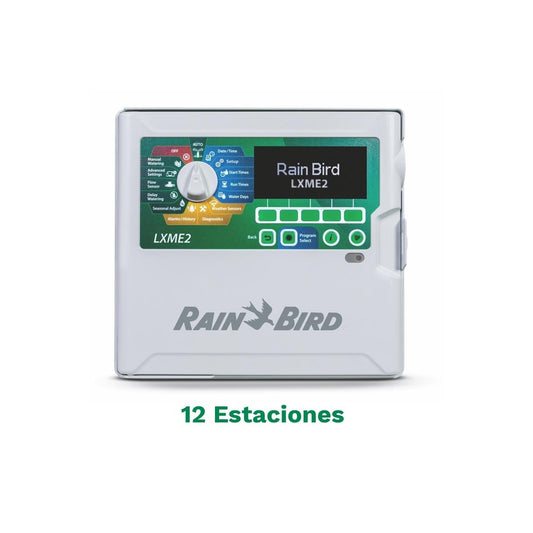 Programador De Riego Avanzado Rain Bird Esp-lxme2 12 Estaciones Para Instalaciones Profesionales_0
