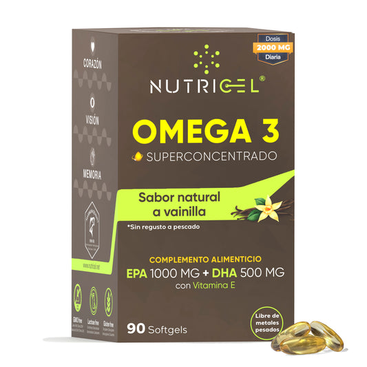 Omega 3 Epa 1000mg Dha 500mg Formato Blister 90 Perlas - Nutricel_0