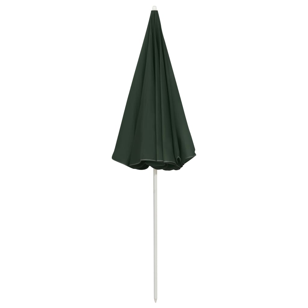 Sombrilla De Playa Verde 240 Cm_2