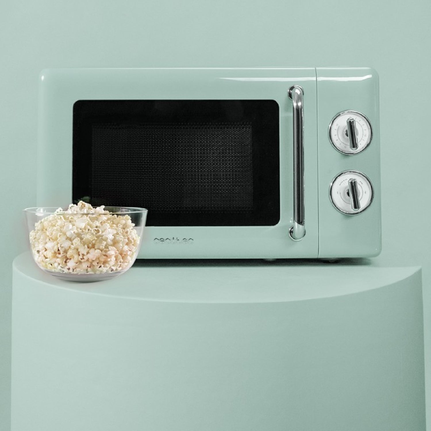 Microondas Mecánico Con Grill De 20 L Proclean 3110 Retro Green. 700 W En 6 Niveles, Temporizador Hasta 30 Minutos, Modo Descongelación, Diseño Vint_4