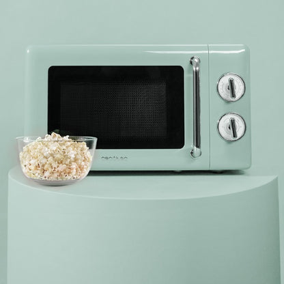 Microondas Mecánico Con Grill De 20 L Proclean 3110 Retro Green. 700 W En 6 Niveles, Temporizador Hasta 30 Minutos, Modo Descongelación, Diseño Vint_4