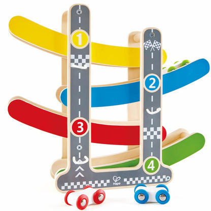 Juego Educativo Fast Flip Racetrack Hape_5