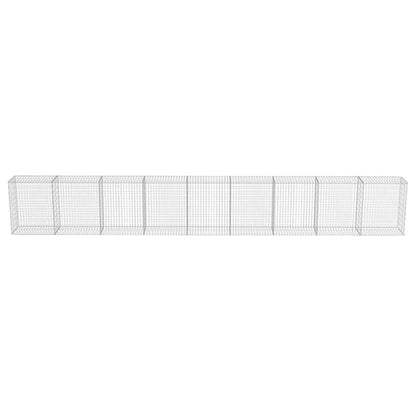 Muro De Gaviones Con Cubiertas Acero Galvanizado 900x50x100 Cm / Vetonek_1