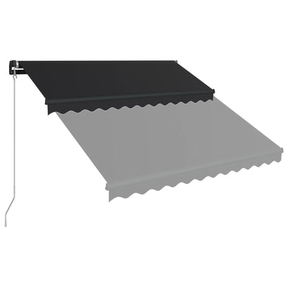 Toldo Retráctil Manual Gris Antracita 300x250 Cm_2