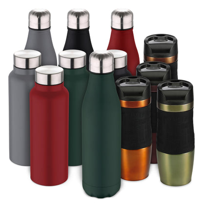 Botella Termo Cola 500ml Acero Inoxidable Verde Walking Anywhere_1