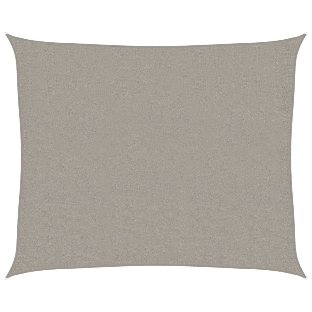 Vidaxl Toldo De Vela Rectangular Hdpe Gris Claro 160 G/m² 2,5x3 M_0