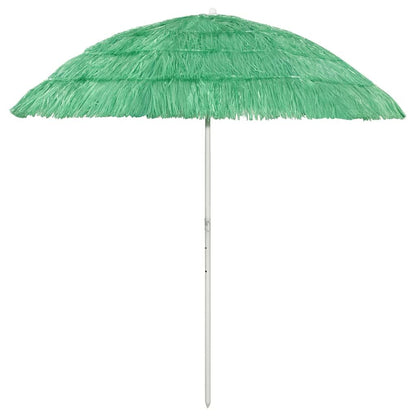 Vidaxl Sombrilla De Playa Hawaii Verde 240 Cm_0