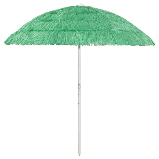 Vidaxl Sombrilla De Playa Hawaii Verde 240 Cm_0