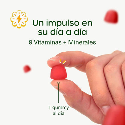 Multivitaminas para niños en gominolas sabor fresa Aldous Bio 120 gominolas