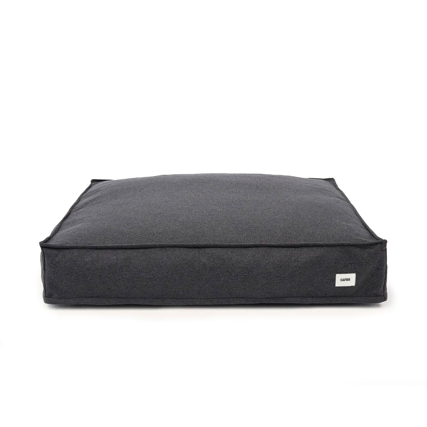 Cafide Cama De Material Reciclado Para Perro Con Tejido Basic Antracita. Modelo Cuadra._0