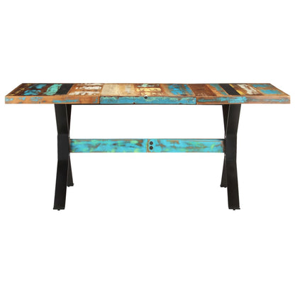 Mesa De Comedor De Madera Maciza Reciclada 180x90x76 Cm_0