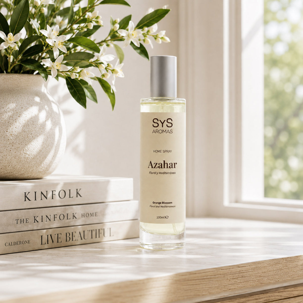 Ambientador Pulverizador Azahar Origins SYS Aromas 100 ml | Aroma Floral Mediterráneo | Relajante_2