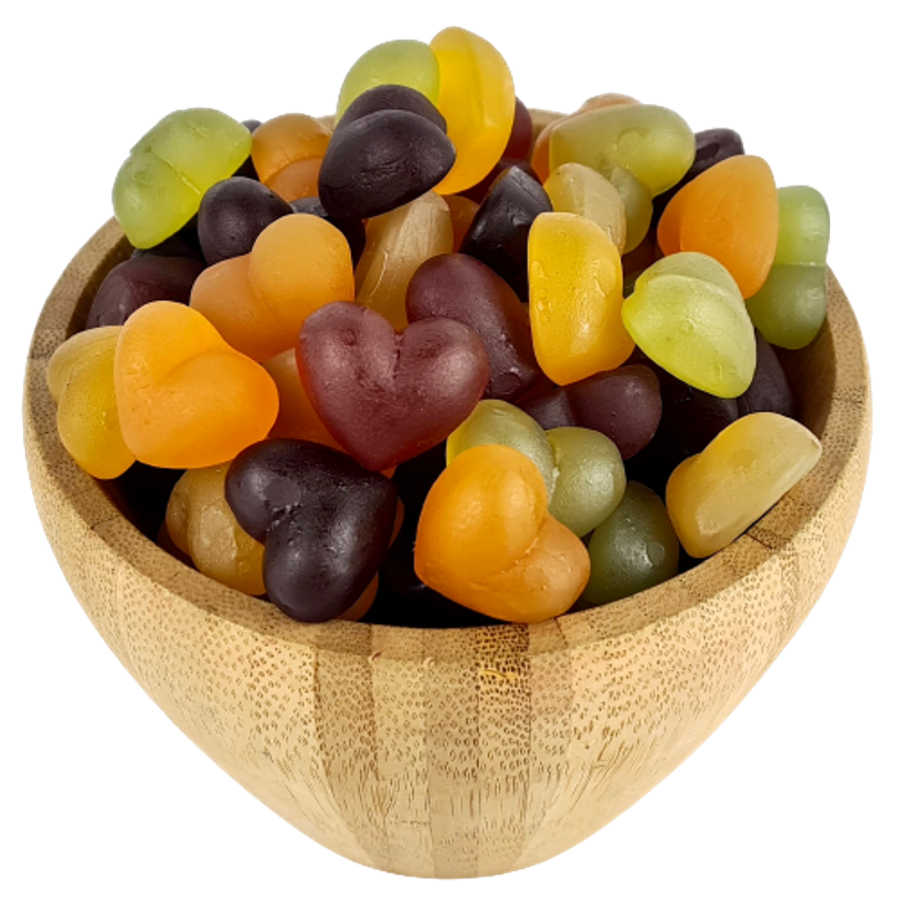 Caramelo De Corazón Orgánico Granel 0,5 Kg_0