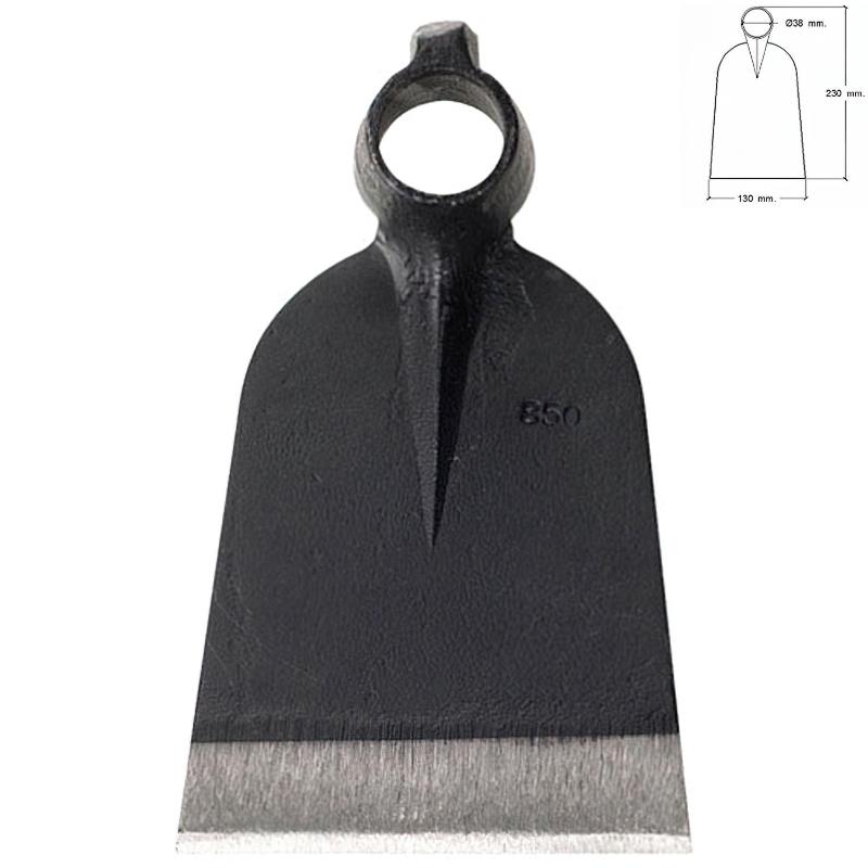 Azada Forjada Sin Mango 219/  850 Gramos_0