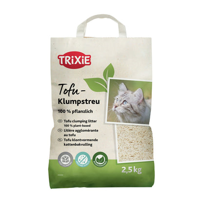 Lecho aglomerante de tofu Arena 100% Vegetal Trixie 2,5Kg