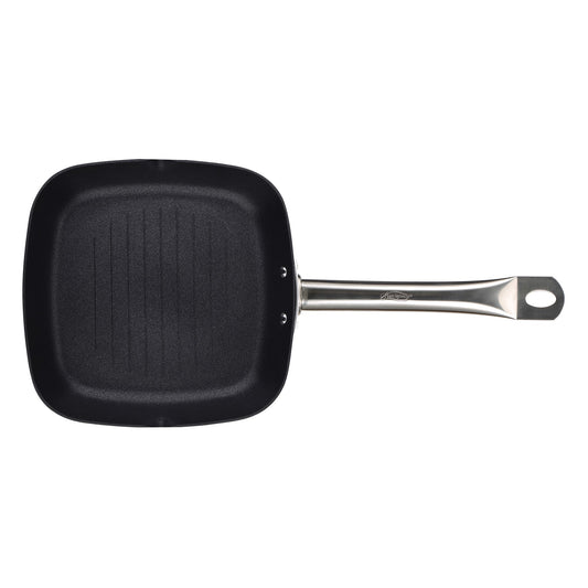 Asador 28cm Aluminio Prensado Inducción Profesional Chef_0