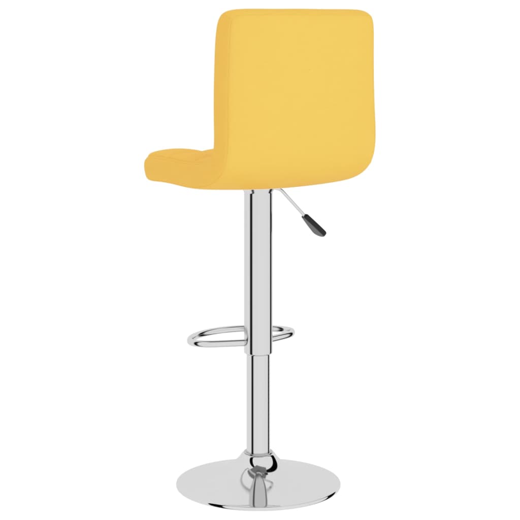 Taburete De Cocina De Tela Amarillo Mostaza_3