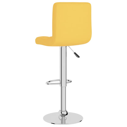Taburete De Cocina De Tela Amarillo Mostaza_3