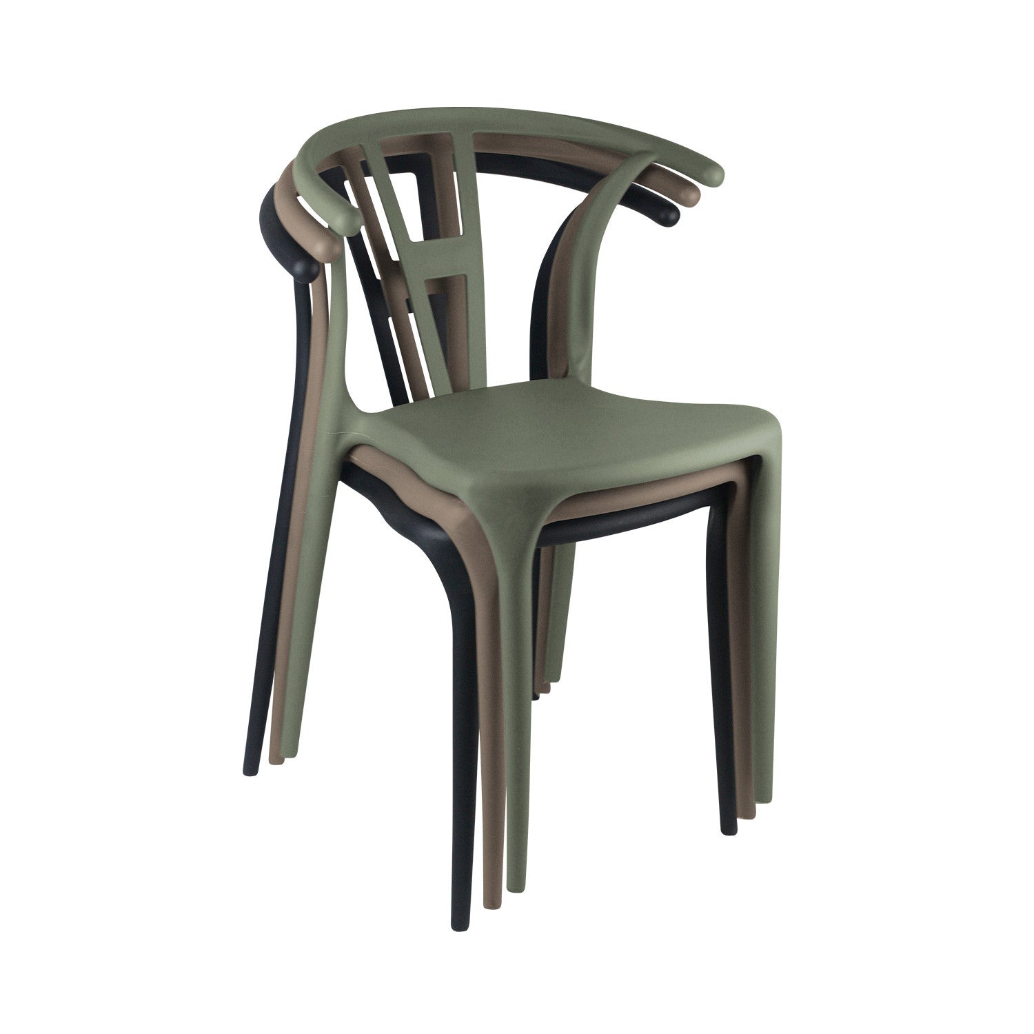 Pack 4 Sillas De Exterior Apilables Scarlett 75x52x49,5cm Thinia Home_5