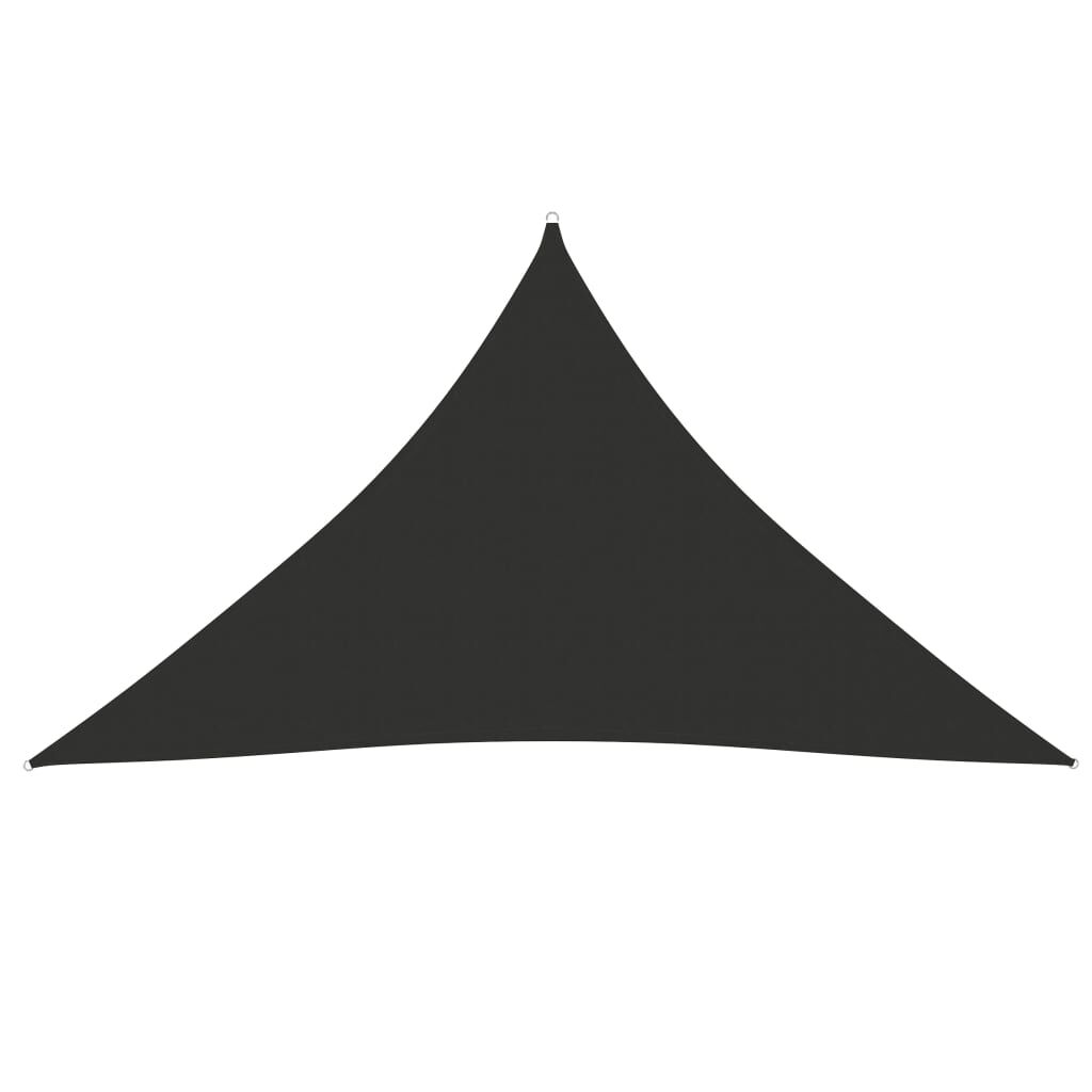 Vidaxl Toldo De Vela Triangular Tela Oxford Gris Antracita 5x5x6 M_1