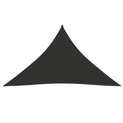 Vidaxl Toldo De Vela Triangular Tela Oxford Gris Antracita 5x5x6 M_1