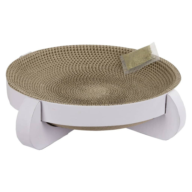 Kerbl Rascador Cama Para Gatos Platinum Blanco 35x35x10 Cm_0