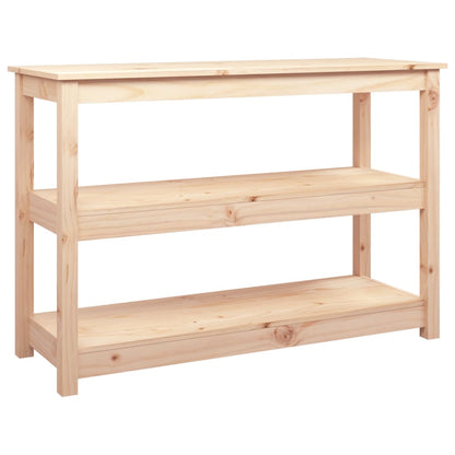 Mesa Consola Madera Maciza De Pino 110x40x74 Cm_0