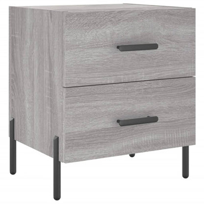 Mesitas Noche 2 Uds Madera Ingeniería Gris Sonoma 40x35x47,5 Cm_3