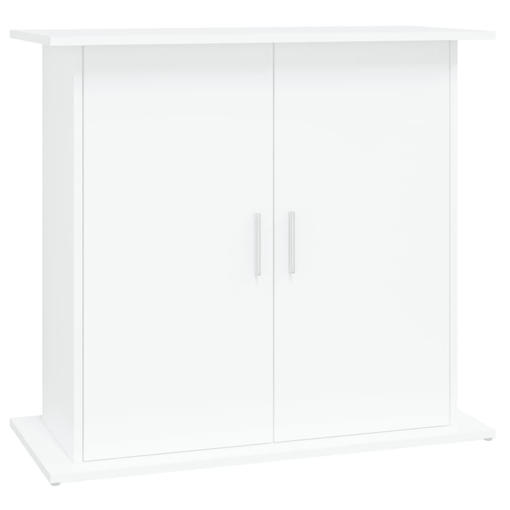 Vidaxl Soporte Para Acuario Madera De Ingeniería Blanco 81x36x73 Cm_0