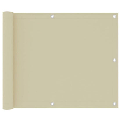 Vidaxl Toldo Para Balcón Tela Oxford Crema 75x300 Cm_0